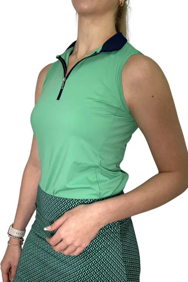 Collar Sleeveless Golftini Shirt