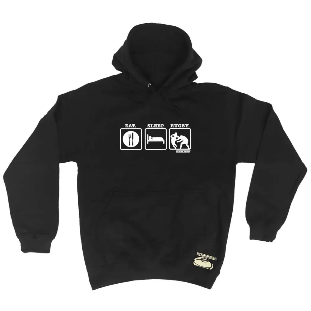 Rugby Routine Graphic Hoodie