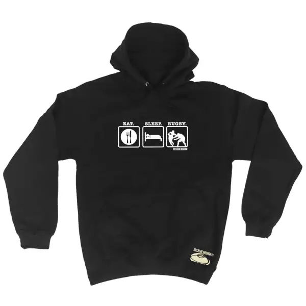 Rugby Routine Graphic Hoodie