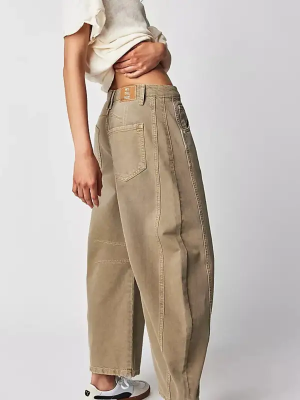 Clean Simple Trim Denim Jeans