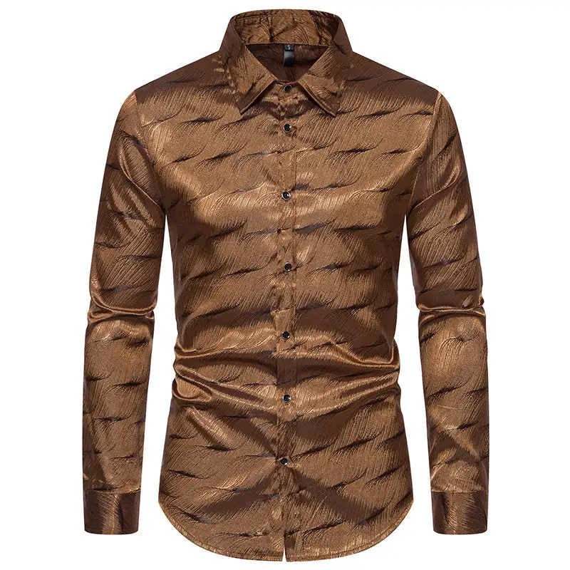 Men's Elegant Shirt With Unique Textured Design