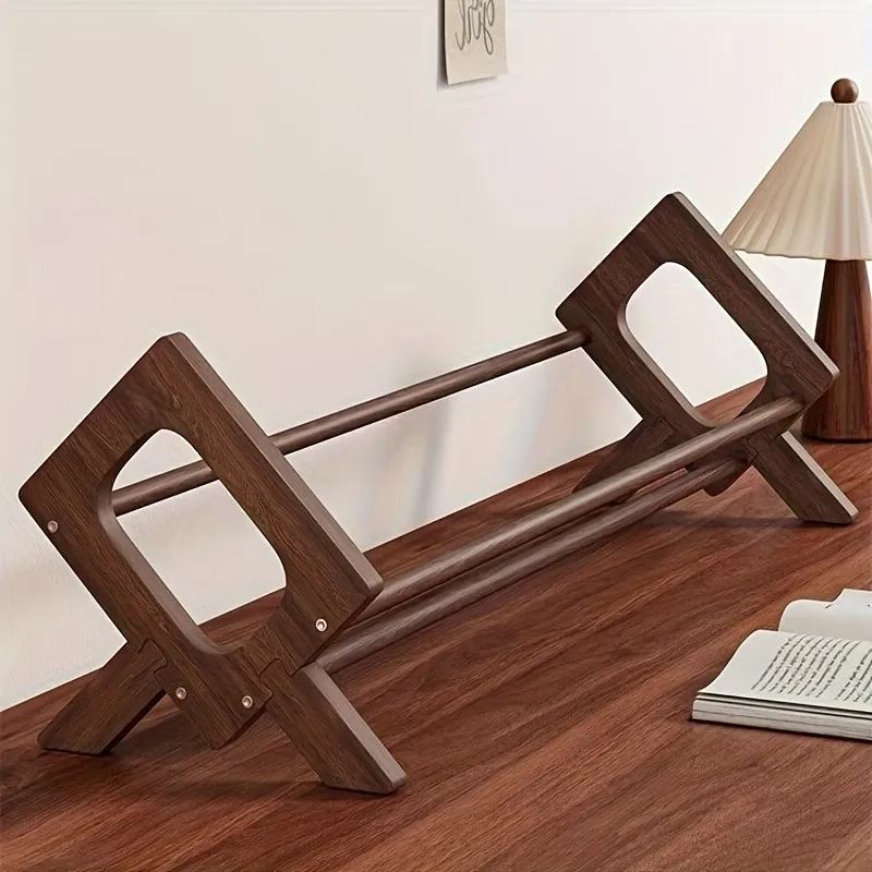 Wooden Desktop Book Rack
