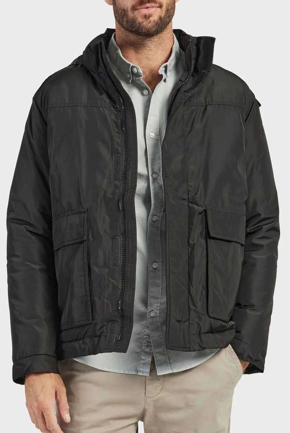 Water Resistant Puffer Insulated Winter Jacket
