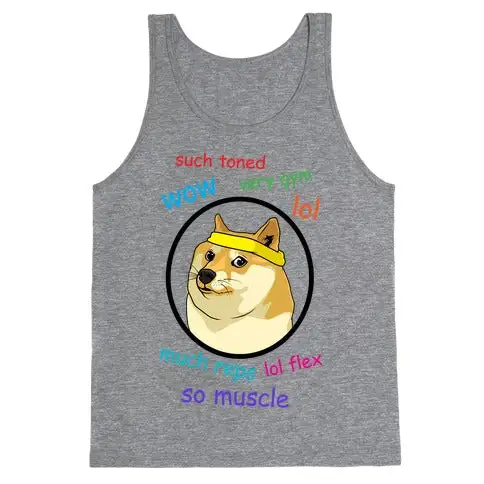 Fitness Pup Graphic Tank Top