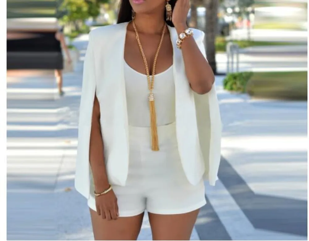 Trendy Office Open Sleeve Blazer