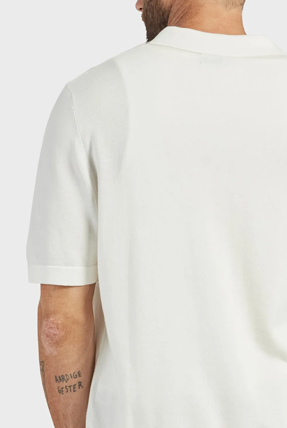 Knit SS Shirt- Winter white