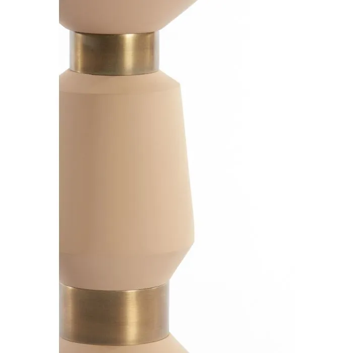 Brown Ceramic Tall Lamp Base