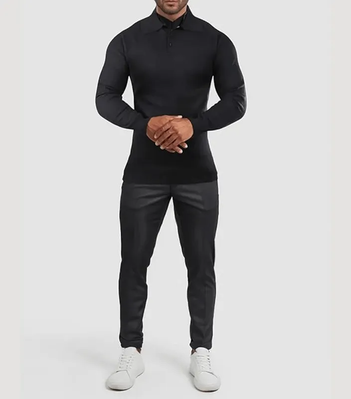 Black Soft Knit Sweater