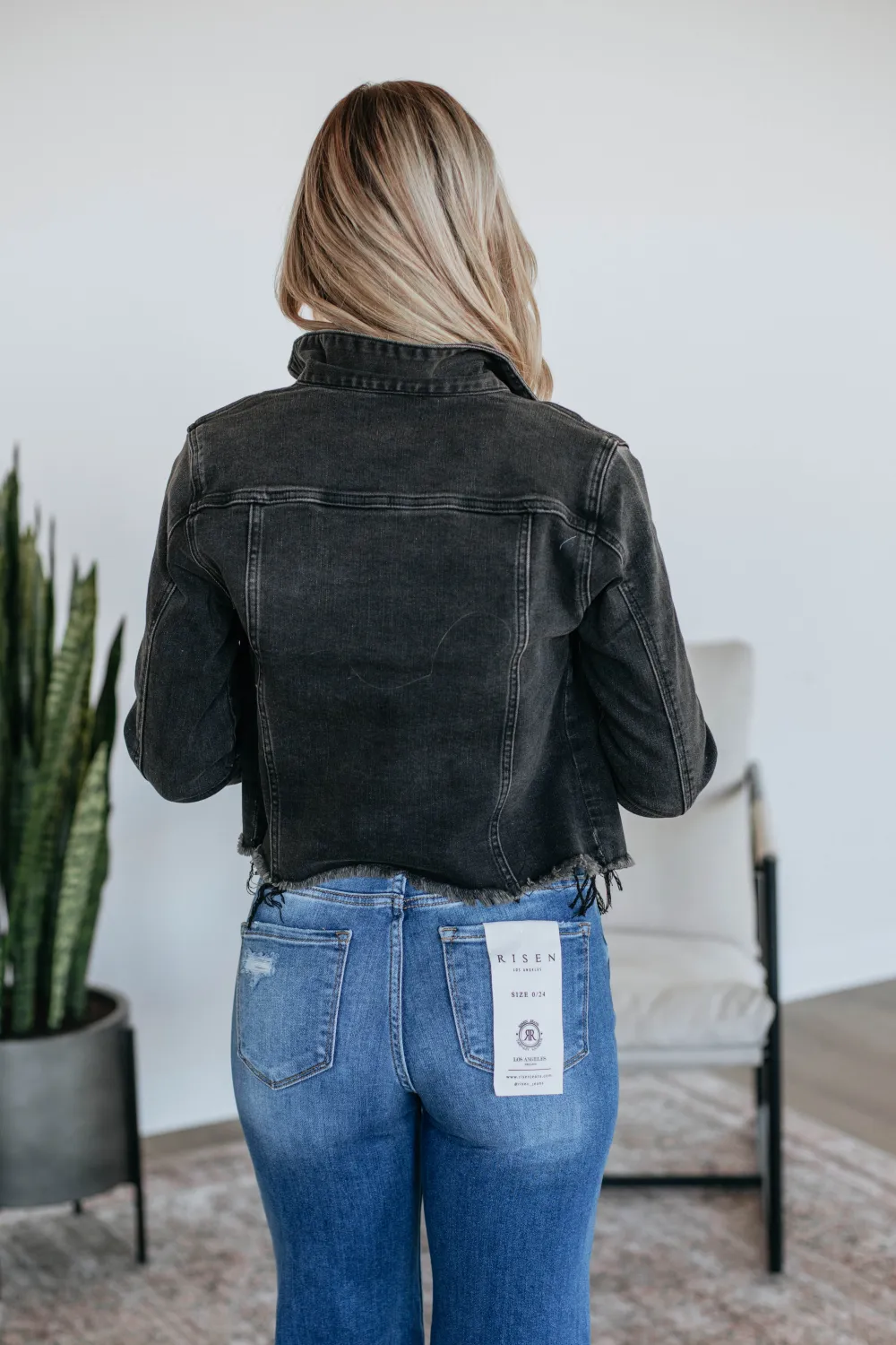 Distressed Denim Jacket