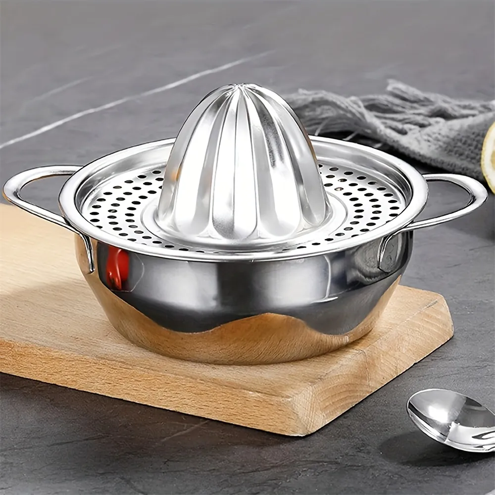 Stainless Steel Double-Handle Manual Juicer