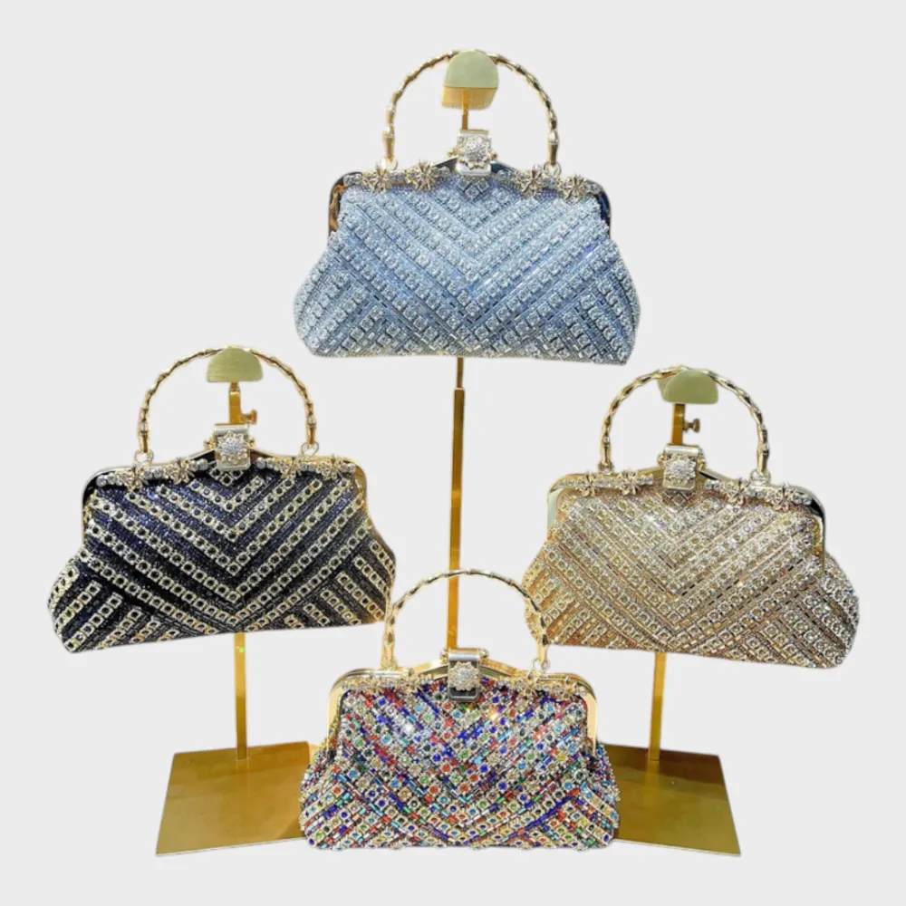 Pebbled Nylon Handbag