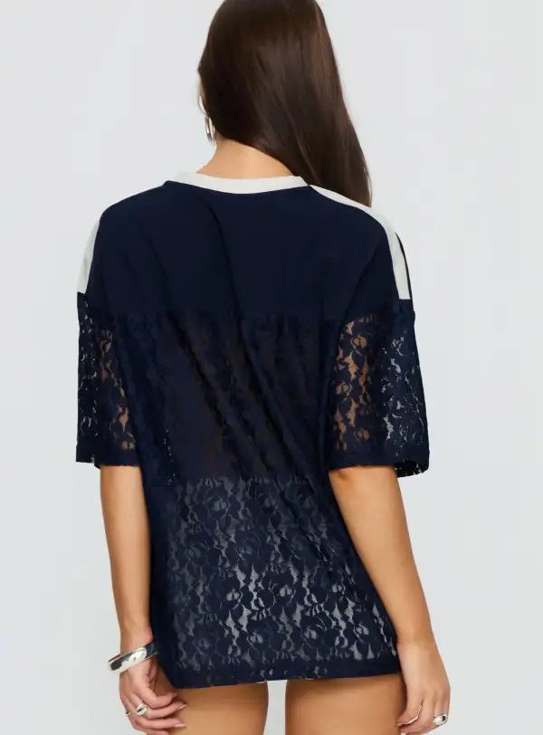 Lucky Lace Jersey Classic Printed Top