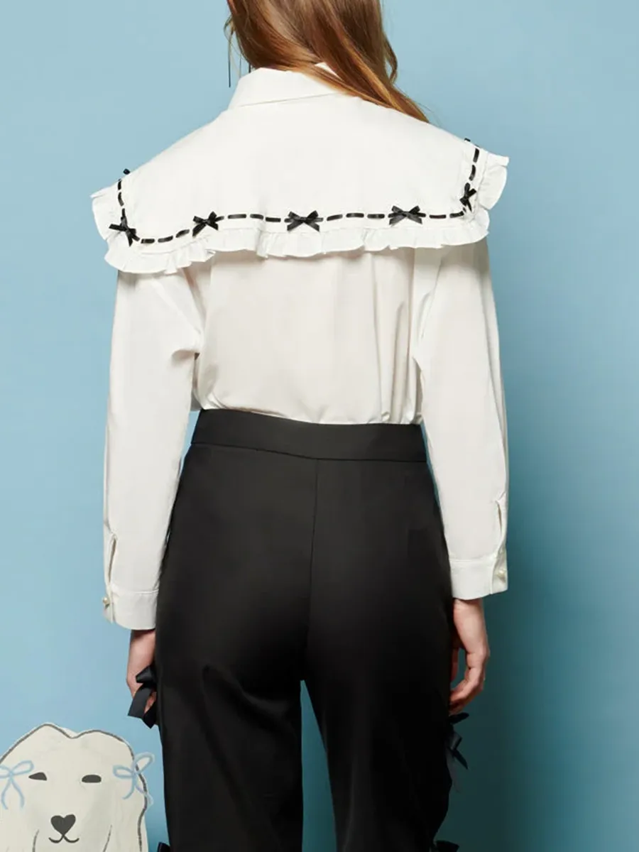 Bow Collar Shirt