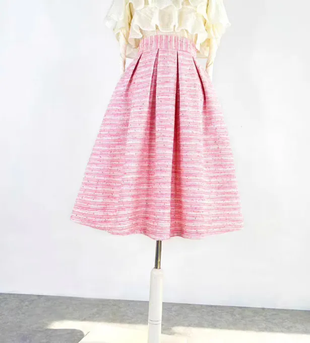 Refined Light High Waist Skirt