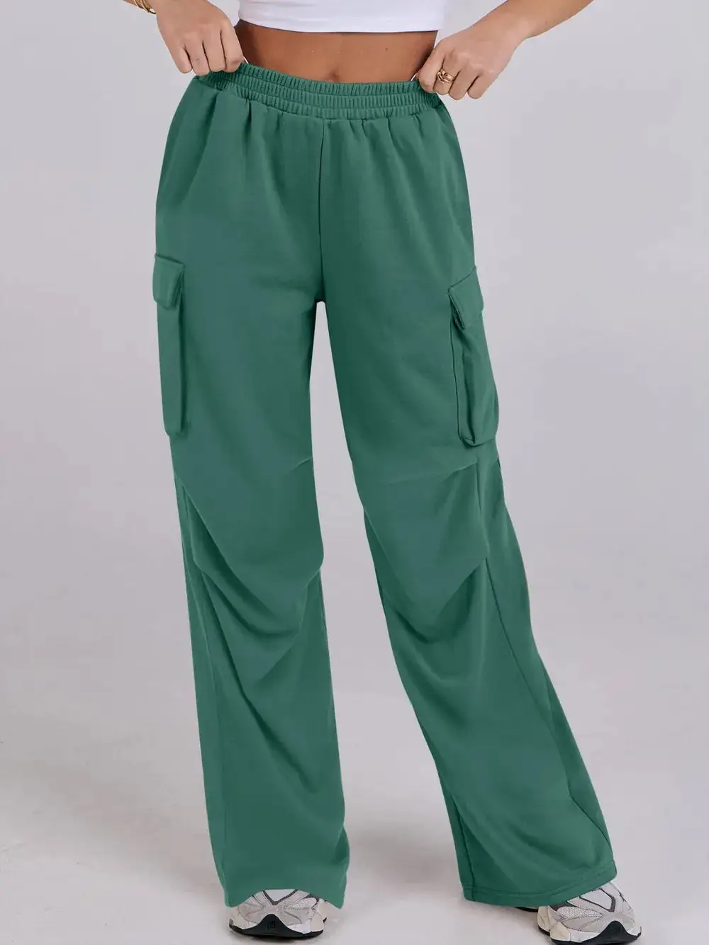 High Waist Wide Leg Pants
