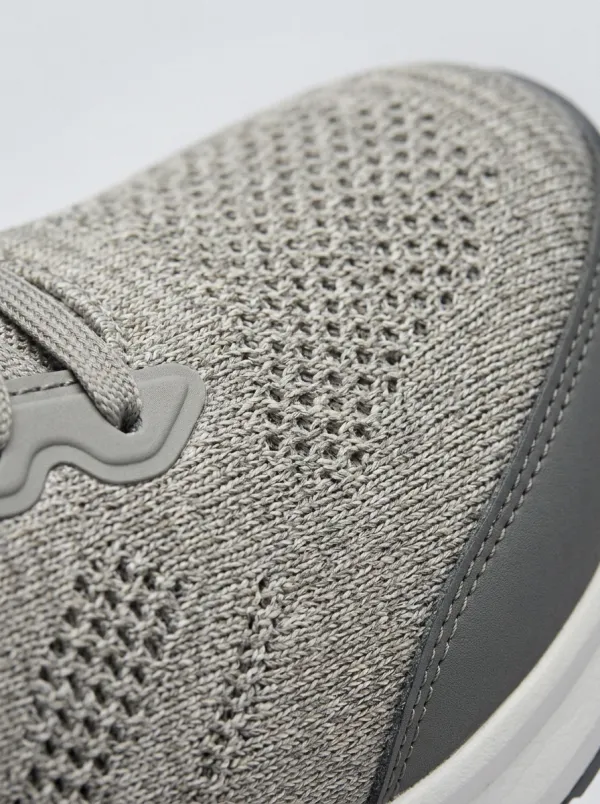 Unisex Grey Knit Sneaker 
