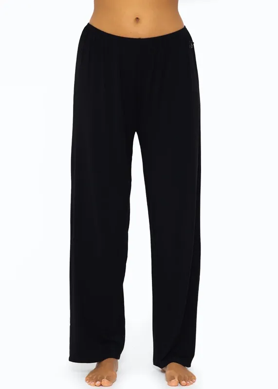 Black Jersey Everyday Pants