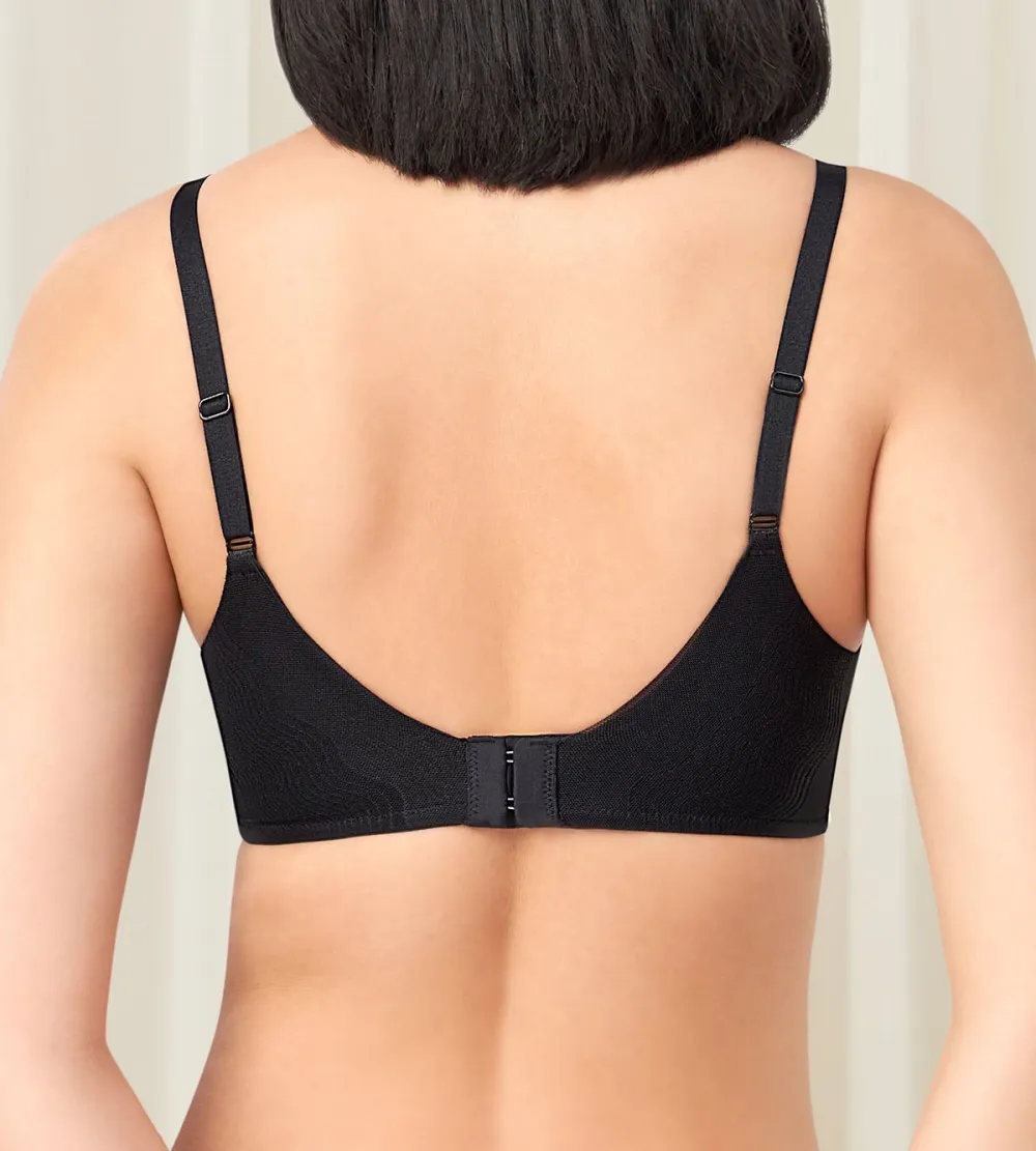Women's Understated Deep-V Push-Up Lace Bra