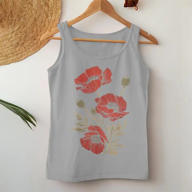 Vintage Floral Women Tank Top