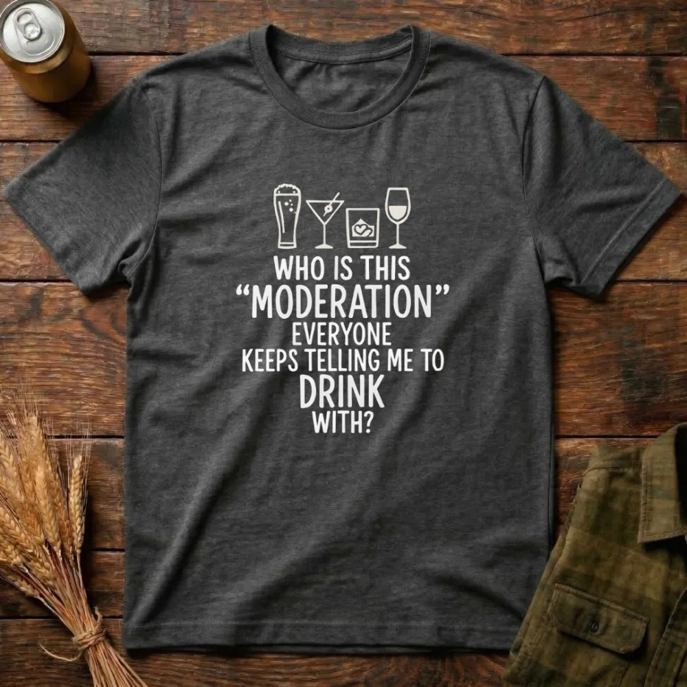 Moderation Graphic Cotton T-Shirt