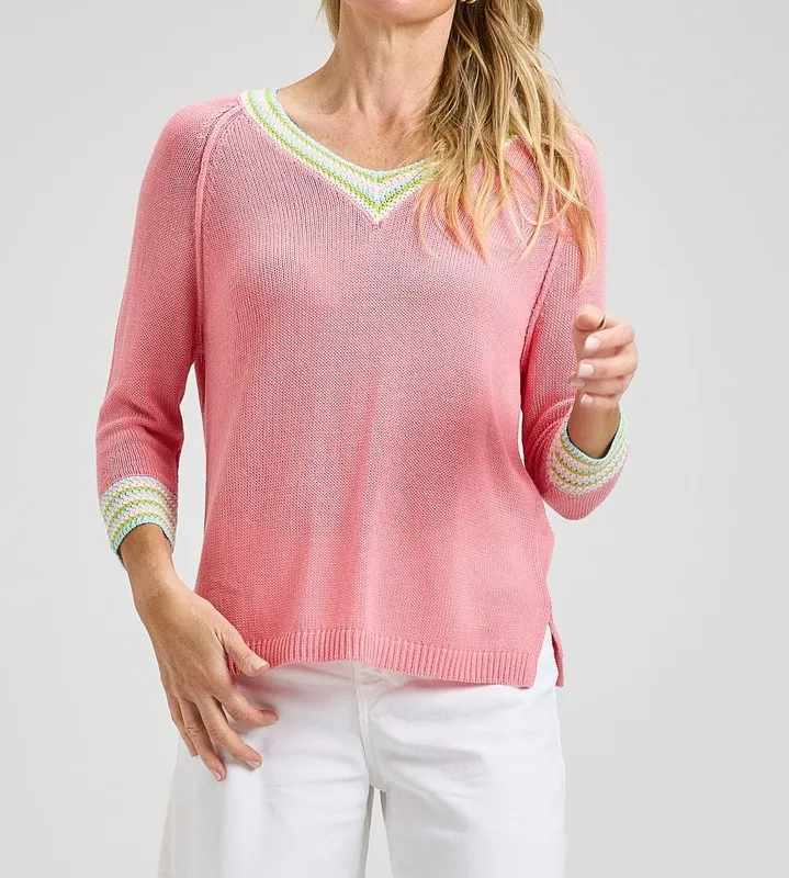 Cotton V-Neck Top