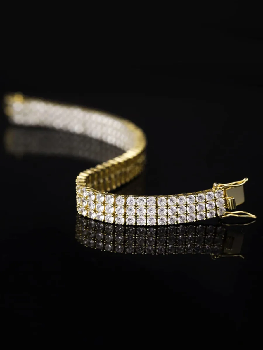 Iris Rhinestone Tennis Bracelet