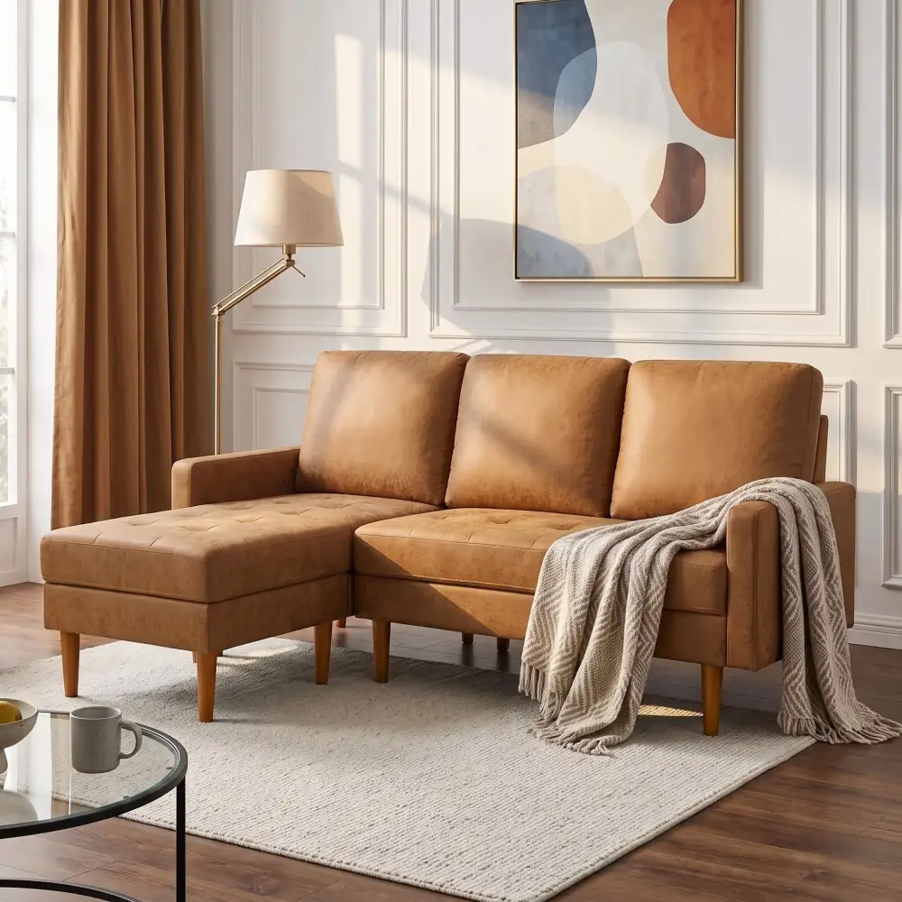 Versatile Relaxed Chaise Sofa