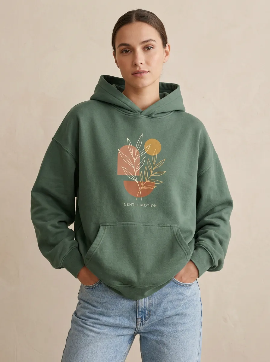 Nature Gentle Motion Botanical Hoodie