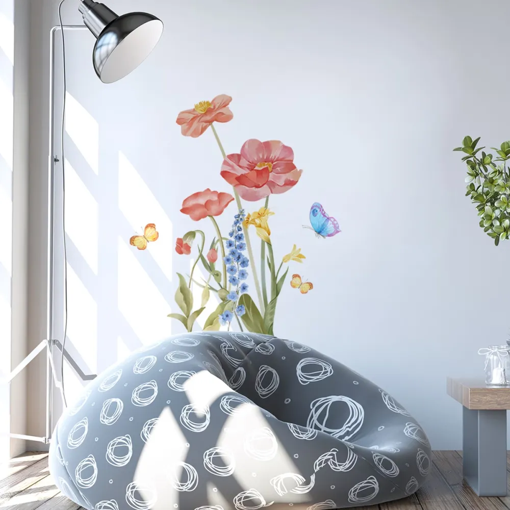 Watercolor Floral Wall Decal