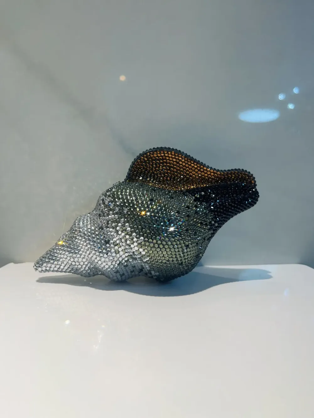 Kalina Conch-shaped Diamond Clutch