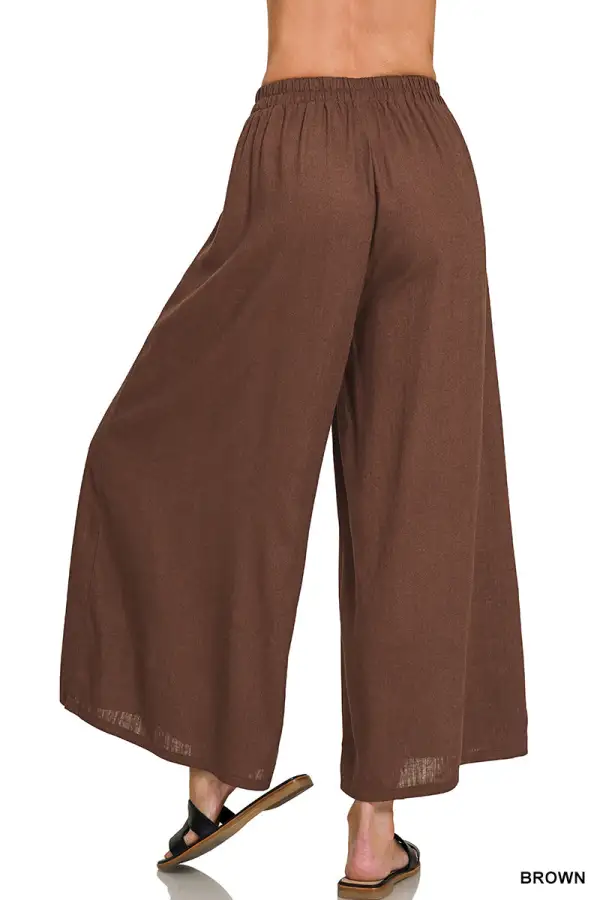 Linen Wide Leg Pants