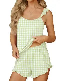 Everyday Refined Ruffled Top and Shorts Matching Set