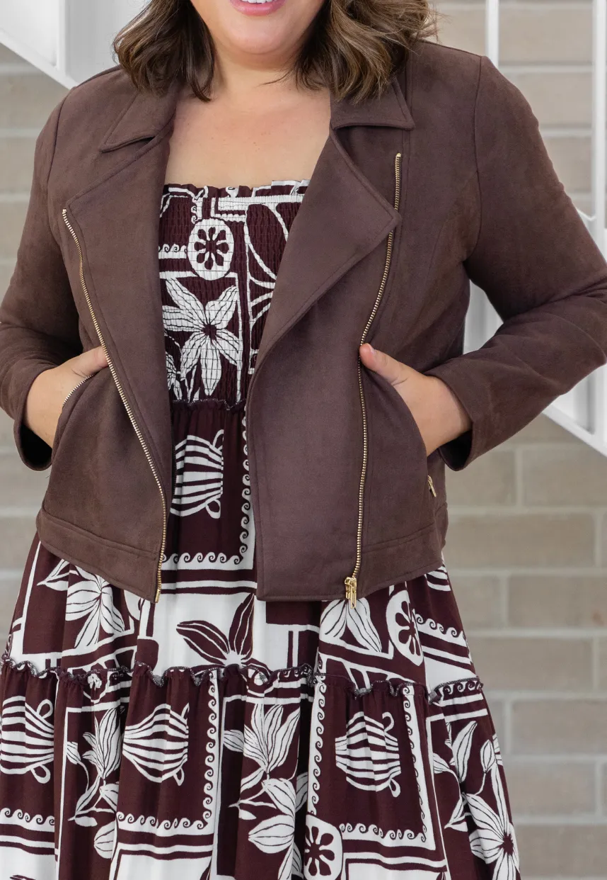 Structured Moto Zip Jacket