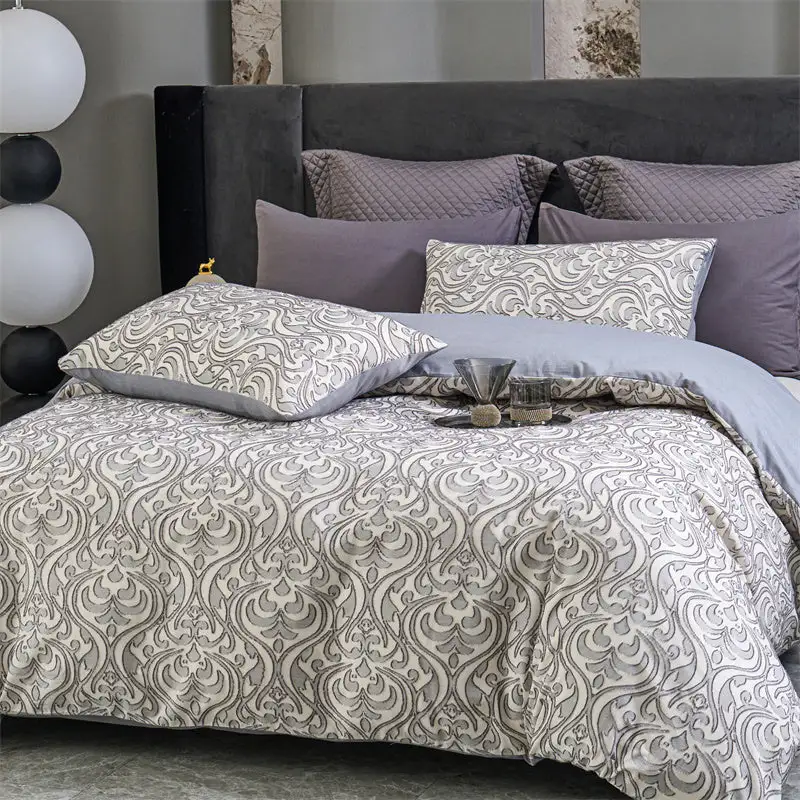Cotton Floral Patchwork Quilt Cover Set