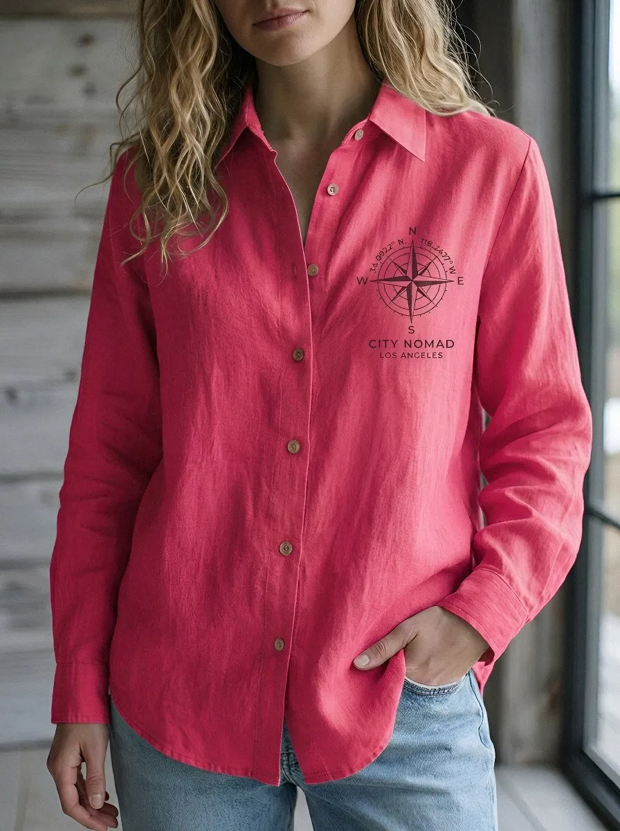 Travel Lover Los Casual Shirt