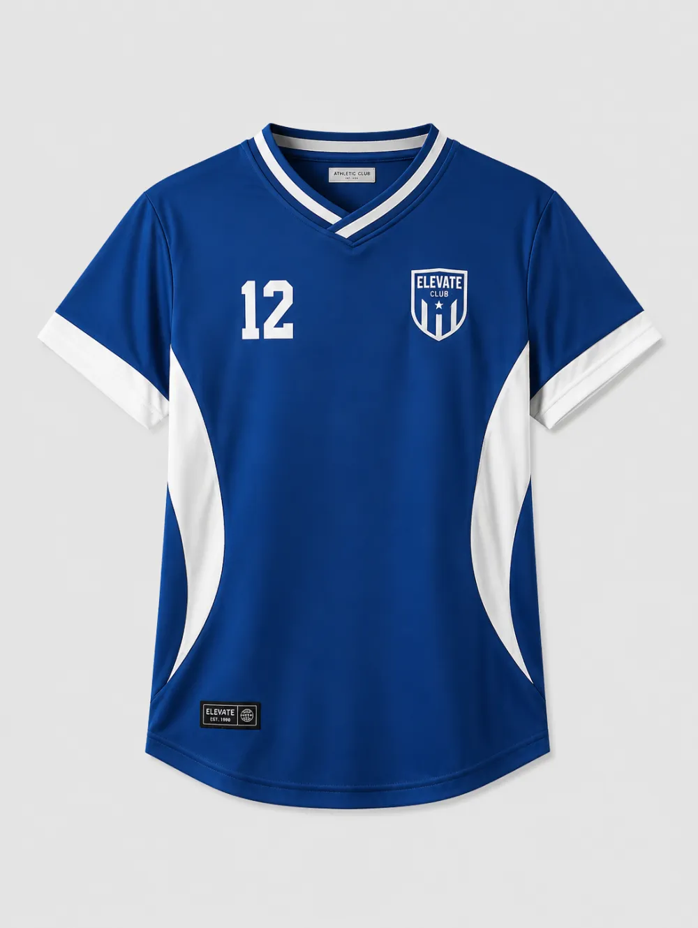 Unisex Soccer Fan Elevate Club Number 12 Printed Jersey