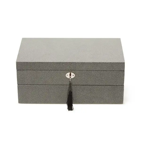 Stackable White Jewelry Box