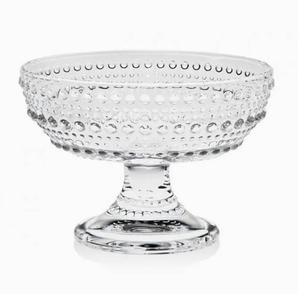Lumina Crystal Footed Serving Bowl