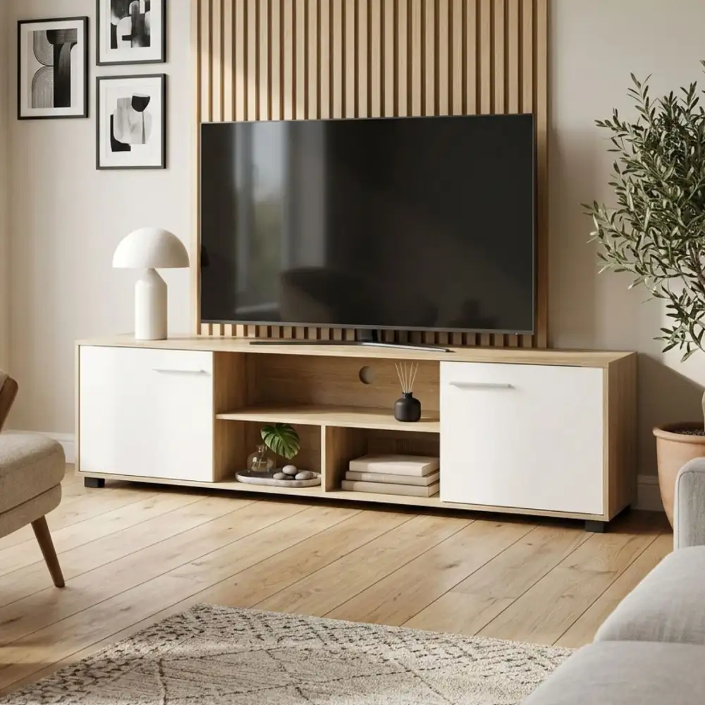 Simple Storage Open Shelf Media Storage Unit