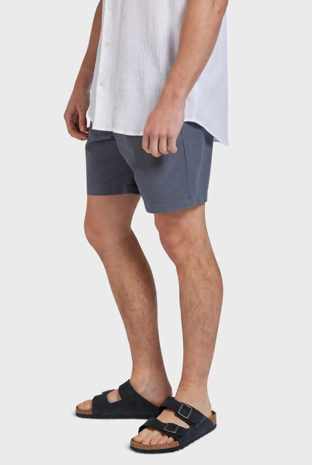 Relaxed Fit Linen Blend Casual Pull-On Shorts