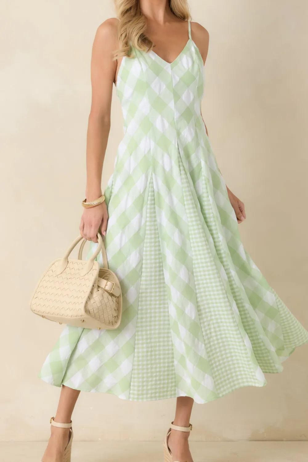Gingham Sweetest Midi Dress