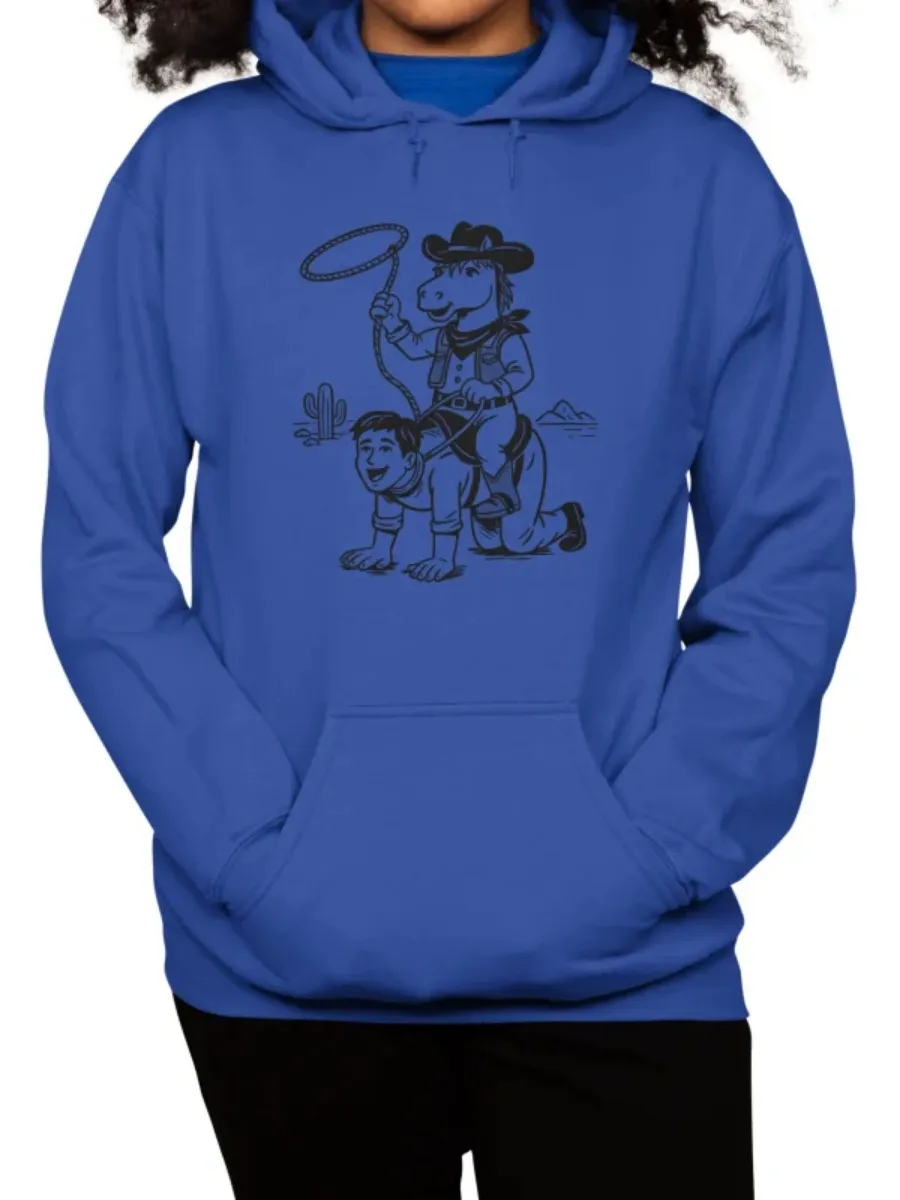 Funny Cowboy Horse Hoodie
