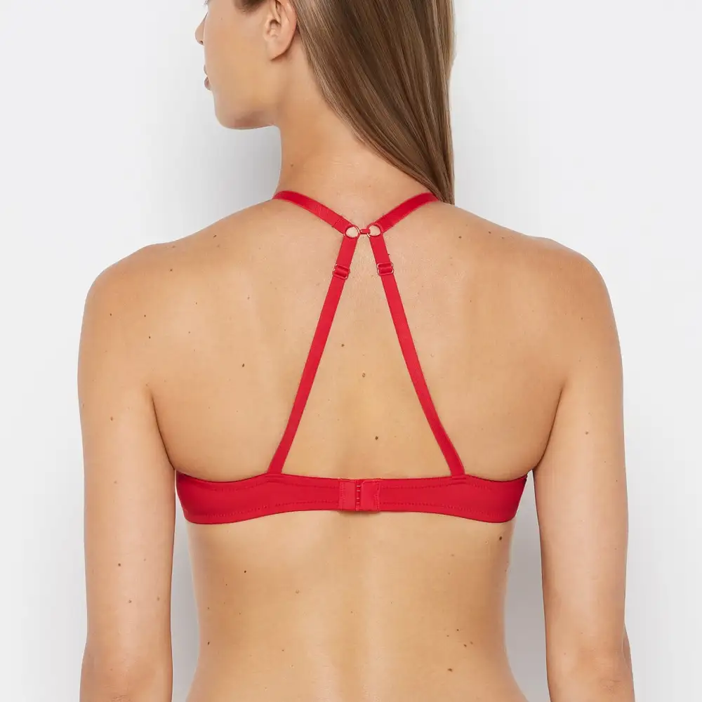 Charmed Push Up Plunge Lace Cup Bra