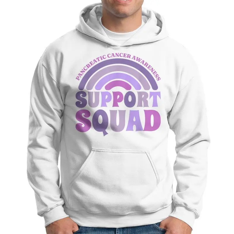 Support Squad Pancreatic Cancer Awareness Pancreatic Cancer Hoodie