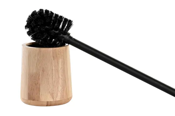 Natural Wood Toilet Brush Holder
