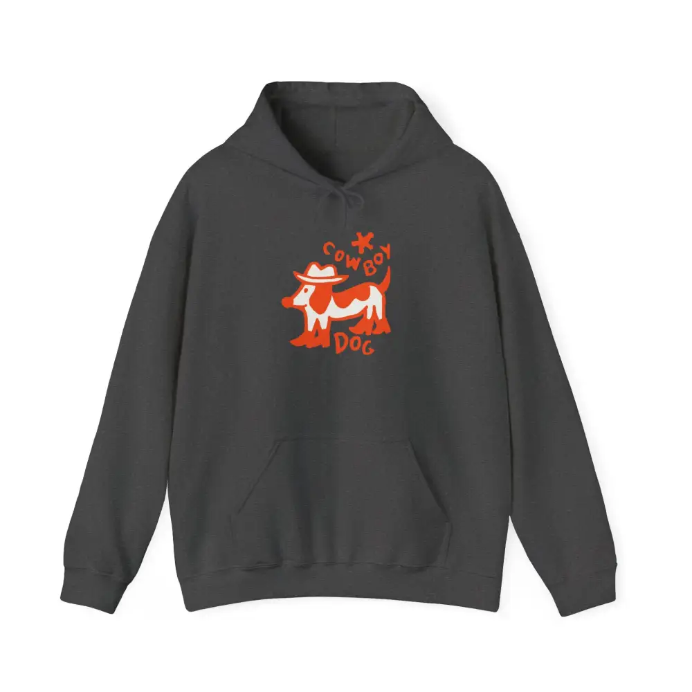 Cowboy Dog Graphic Pullover Hoodie