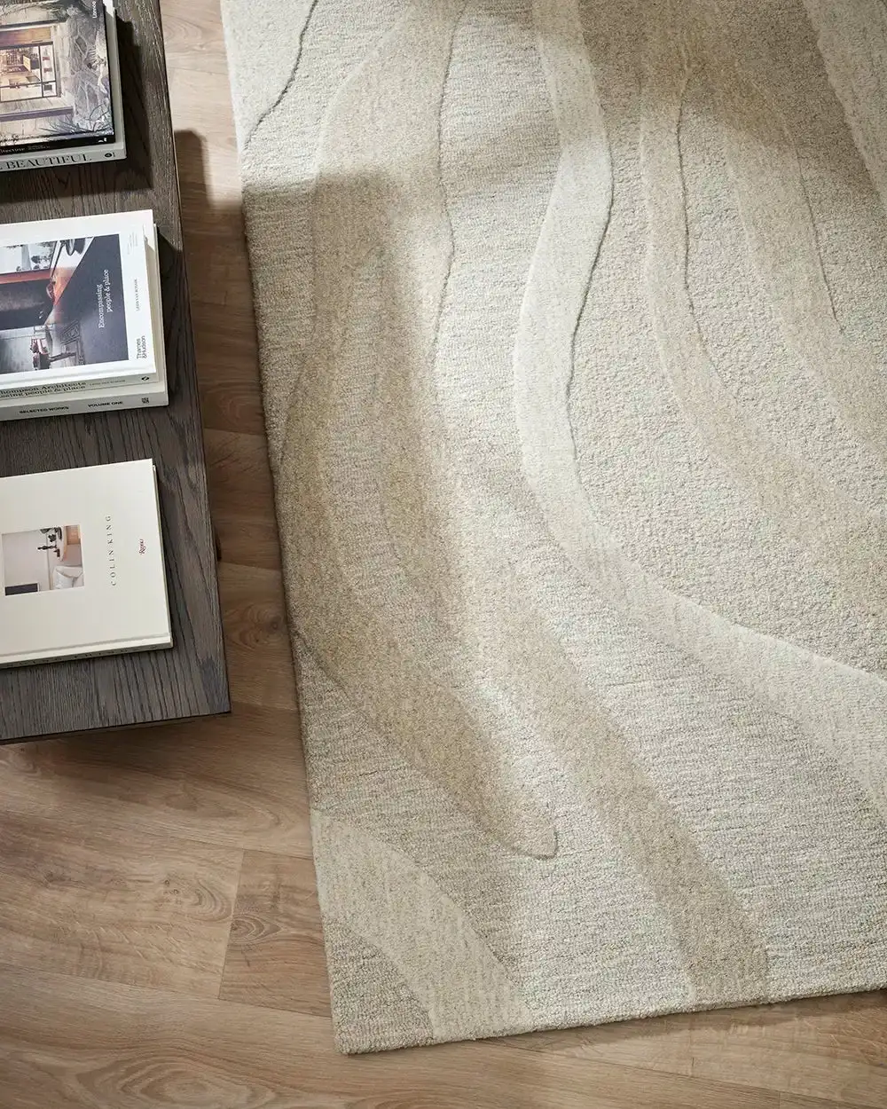 Wool Tufted Contemporary Area Rug