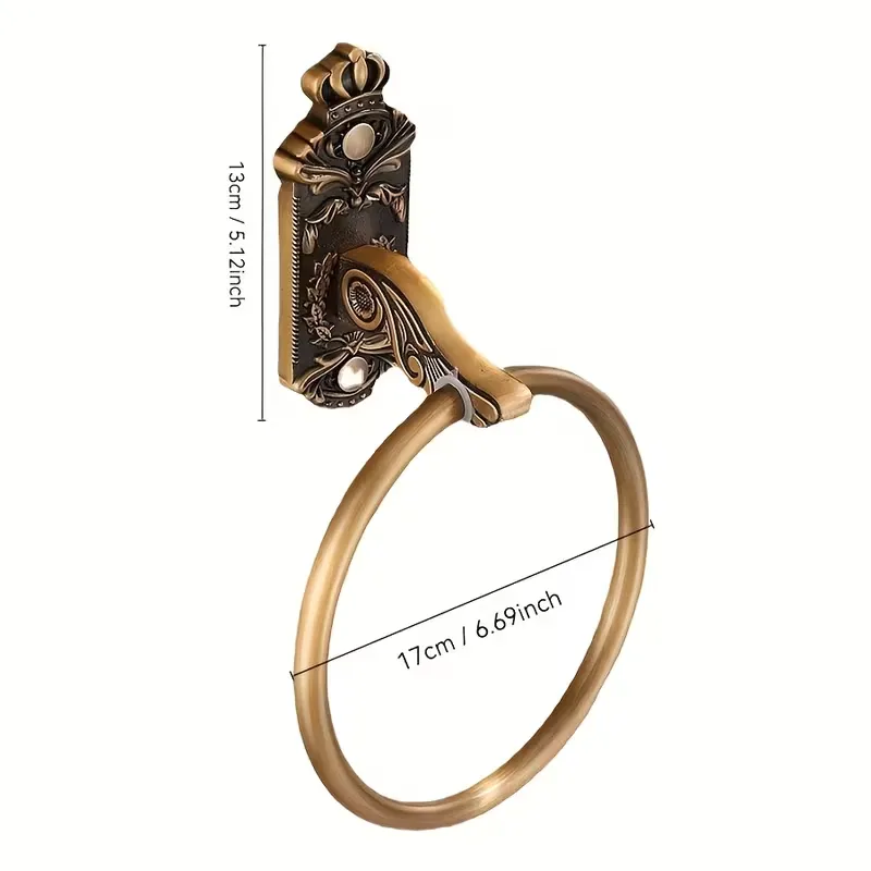 Vintage Ornate Towel Ring