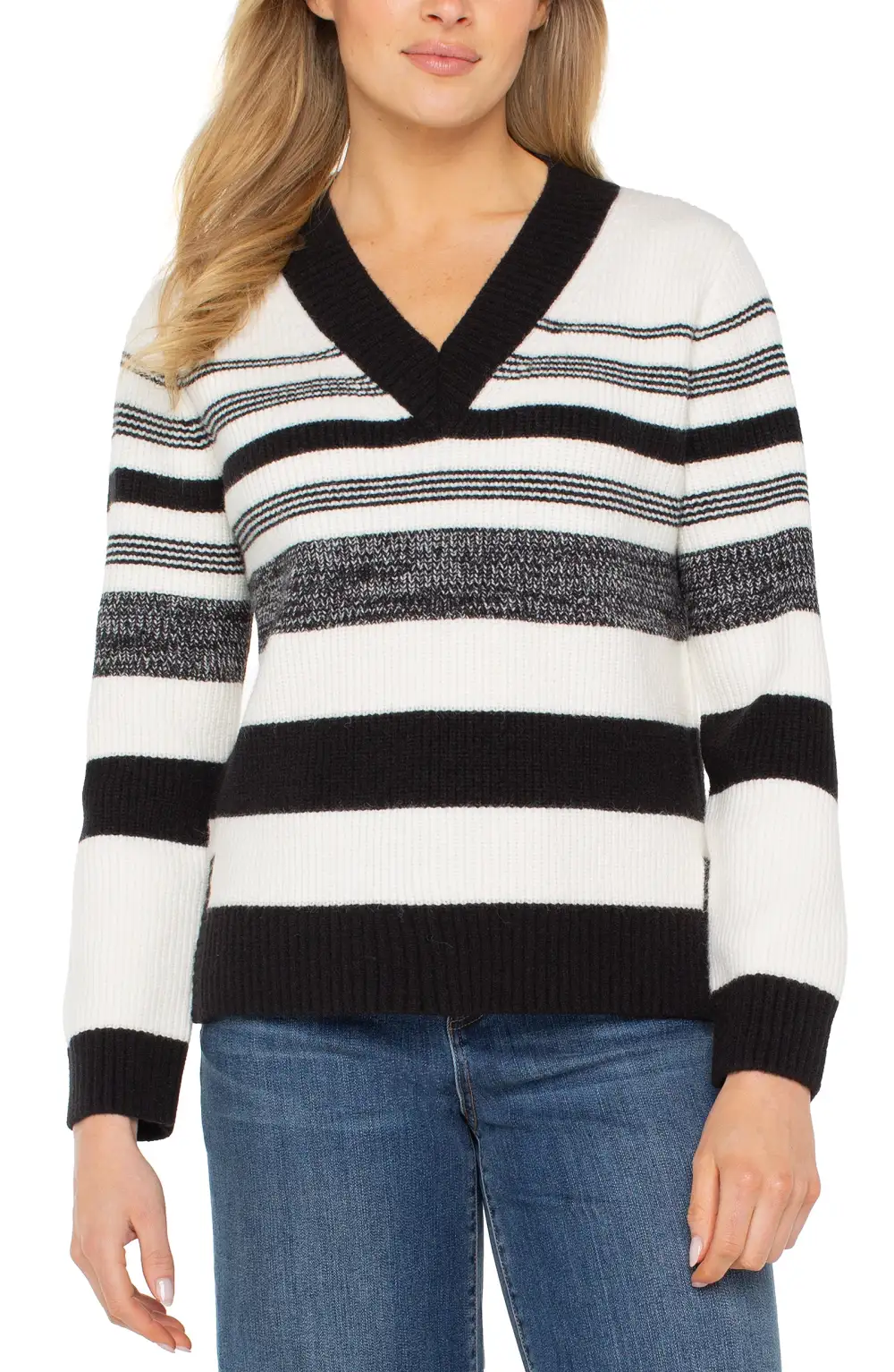 V-Neck Long Sleeve Sweater