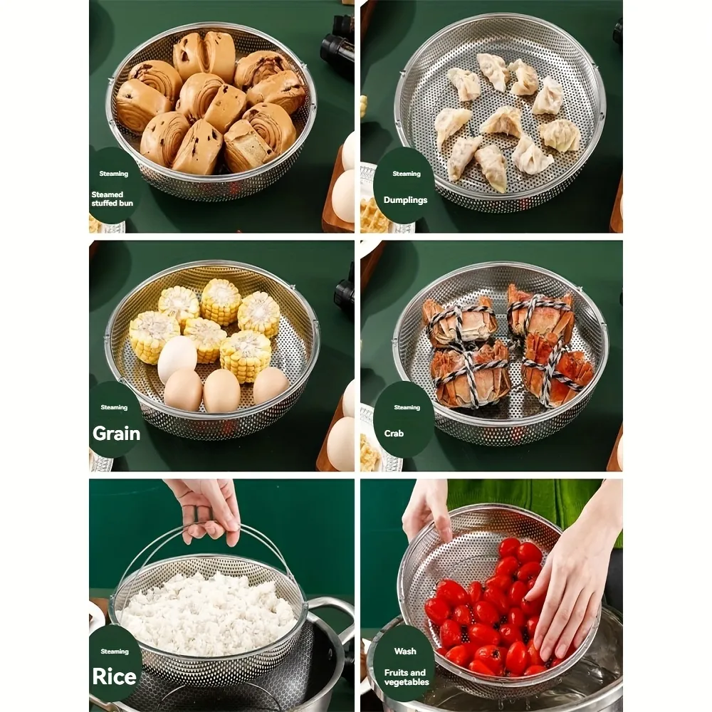 Household Multi-Use Kitchen Steamer Basket